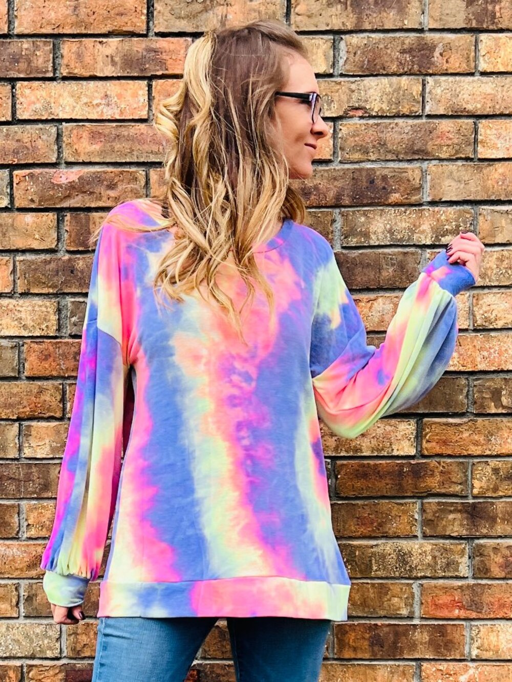 Purple Tie Dye Long Sleeve